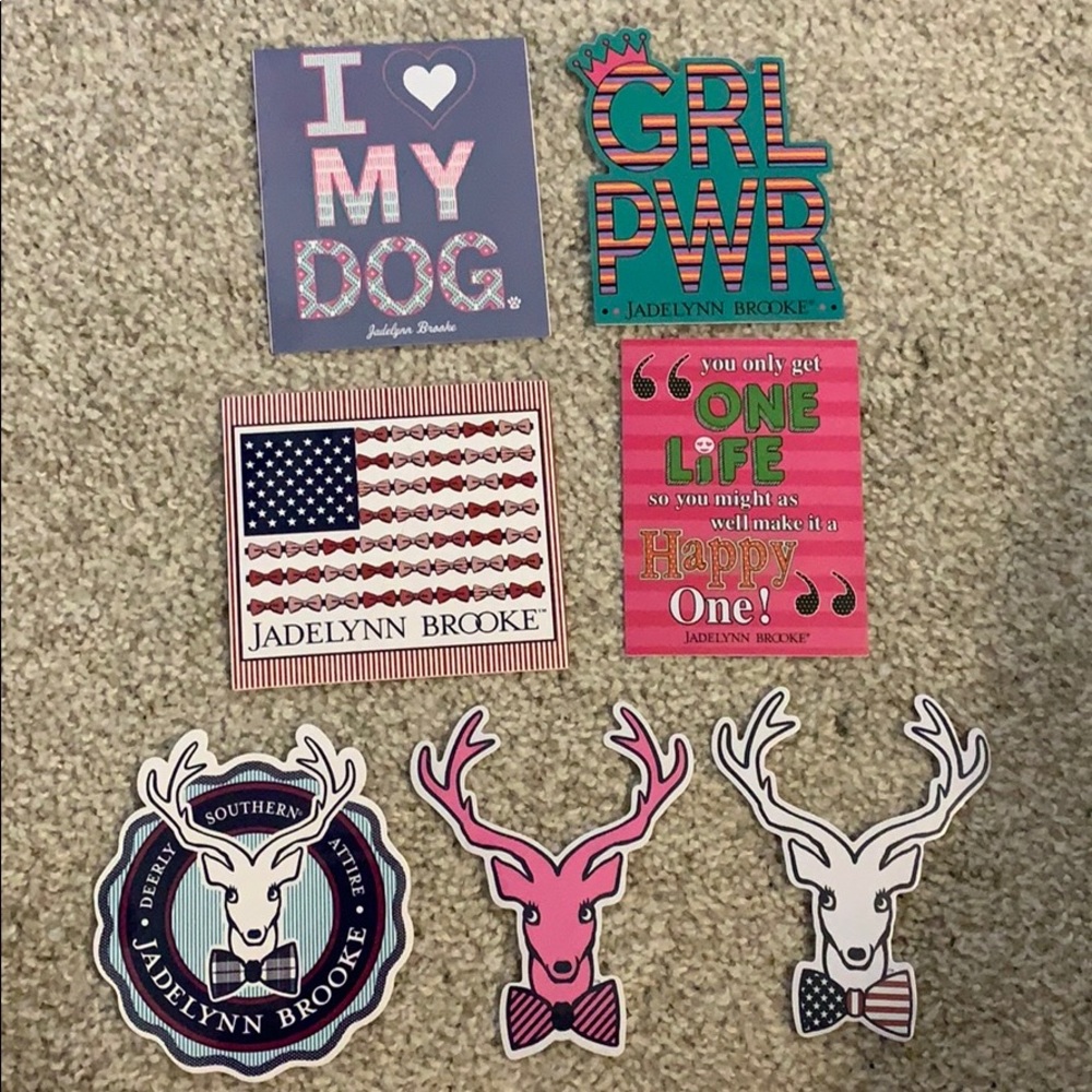 Jadelynn Brooke Sticker Pack preppy stickers